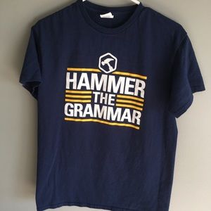 NWOT “Hammer The Grammar” Casual Unisex T-Shirt